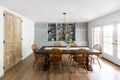 Transitional dining room photo in Phoenix