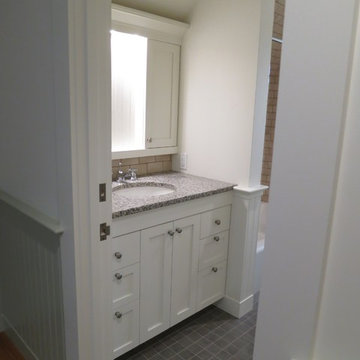 Custom fit vanity and medicine cabinet