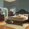 Homelegance Silas 5-Piece Sleigh Bedroom Set With Storage Footboard