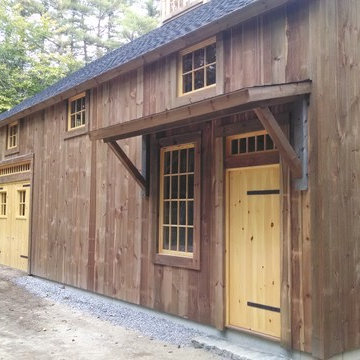 Sebago Lake Timber Frame Barn