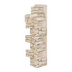 140-36-DEEP STACKED CORNER 36"H X 9"W X 1 1/2"D - Wall Panels