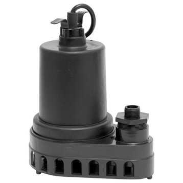 Superior Pump 91570 Thermoplastic Submersible Utility Pump, 1/2 HP
