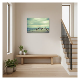 Calming Ocean Artwork The Cove Japandi Style Artwork - Asian - Entry ...
