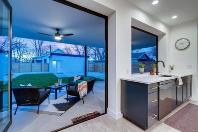 Example of a trendy patio design in Denver