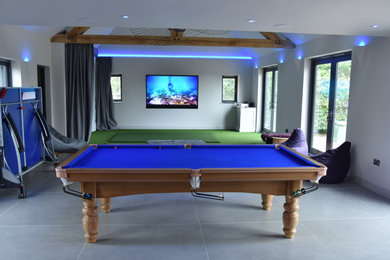 Inspiration for a contemporary games room in Kent.