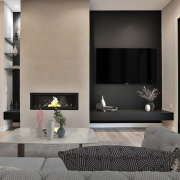 Cozy Mid-Century Modern Style Custom Home