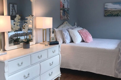 Inspiration for a transitional bedroom remodel in Boston