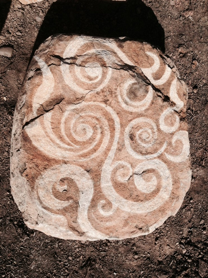 Stone Landscape feature- Boulder Carving in progress
