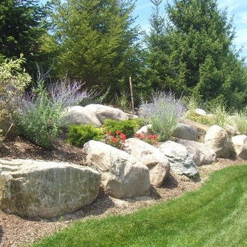 Natural Boulder Wall