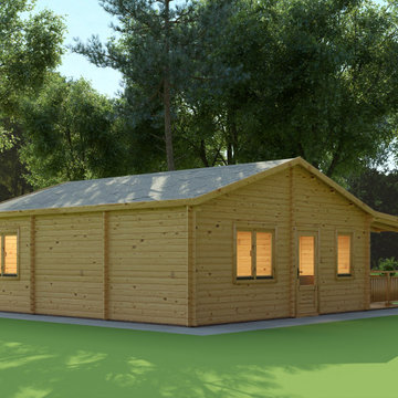 2 Bedroom Log Cabins