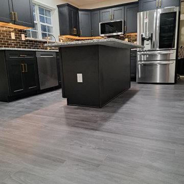 Modern Black Kitchen Remodel in South New Jersey