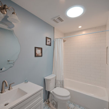 Port Jefferson- Bathrooms & Fireplace