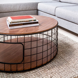 Gus Modern Wireframe Coffee Table - Products