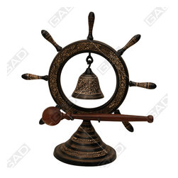 BRASS DINNER GONG BLACK FINE ART - Home Accessories & Decor
