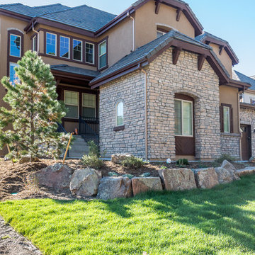 Castle Pines Village - Dramatic, Green in Summer and Colorful in Autumn