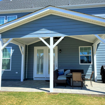 Gorgeous Paver Patio with a Shade Structure