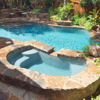 Luxury Backyards - Traditional - Pool - Austin - by Cody Pools, Inc.