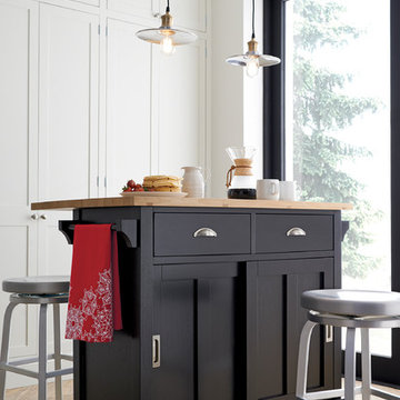 Sheridan Black Kitchen Island