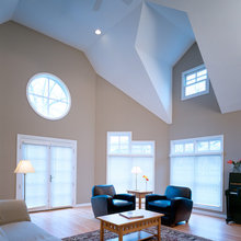 Same color walls blue furniture