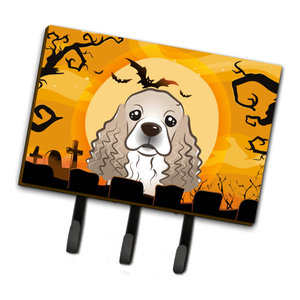 Cocker Spaniel Spring Leash Or Key Holder Ck1268th68 Contemporary Wall Hooks By The Store