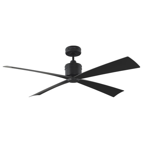 Monte Carlo Launceton 56" Ceiling Fan Midnight Black