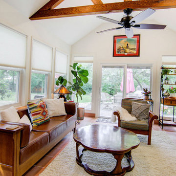 Organic Kitchen + Dining + Living + 4-Seasons Remodel Overland Park, KS