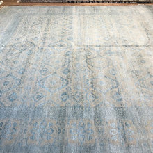 Rug and sofa
