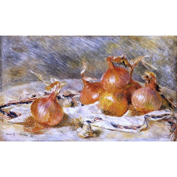 Pierre Auguste Renoir Onions, 18"x27" Wall Decal
