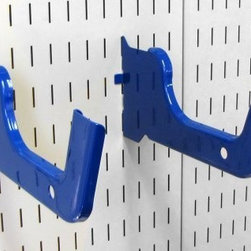 Wall Control Heavy Duty Pegboard Hook Slotted Hook Pair - Garage And Tool Storage
