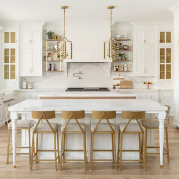 Wood Tones And Gold Accents With Simply White