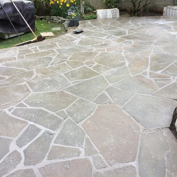 Patio, Flagstone - Surrey, BC (Jointing)