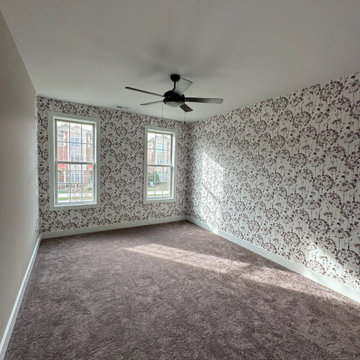 Wallpaper installation Guest Room in Bastrop