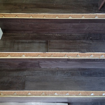 Hardwood Flooring and Stairs - Staple down over cork underlayment