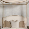 Eloquence��_��__ Dauphine Queen Canopy Bed in Weathered White