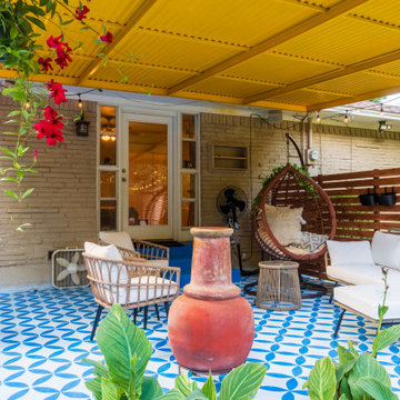 Colorful Maximalist Airbnb Concept - East Dallas