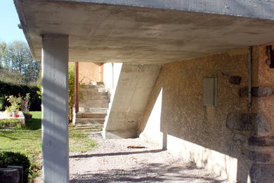 Réalisation d'un garage champêtre.