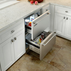 Custom Built-In Refrigerator/Freezer Drawers - Refrigerators