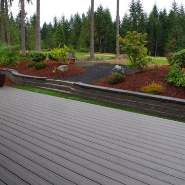 Composite Deck with Landscaping
