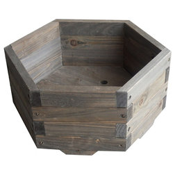 Rustic Outdoor Pots And Planters by Elegant Home Fashions