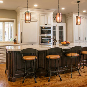 Kitchen, Bath and Fishtank Renovation to Repro Farmhouse