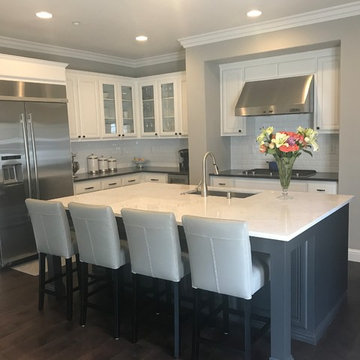 Lg Viatera Quartz “Karis” kitchen
