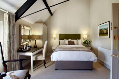 Inspiration for a farmhouse bedroom in Buckinghamshire.