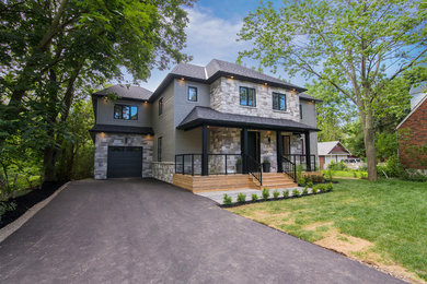 Example of a trendy exterior home design in Toronto