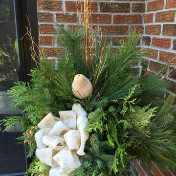 Assorted Outdoor Christmas Arrangements
