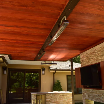 Pergola and TV Wall