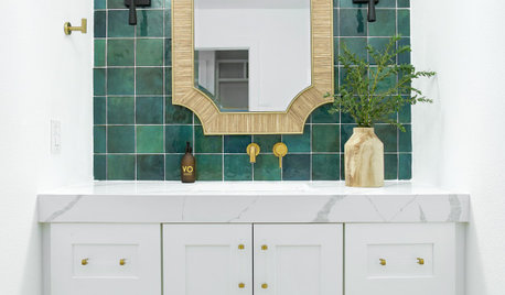 19 Bathrooms That Beautifully Showcase Zellige Tiles