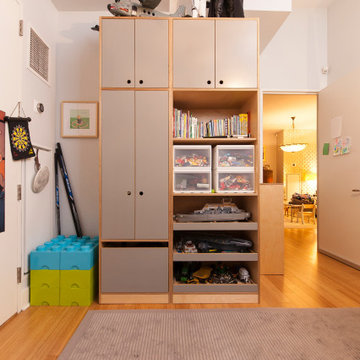 Liam's Room: Maximize Storage in an Unusual Floor Plan