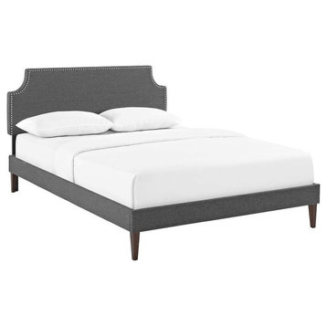 Corene Full Platform Bed With Squared Tapered Legs