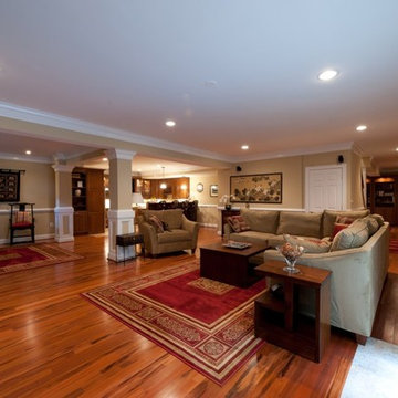 A Home in the Basement Adds Space for Family in Ashburn, Virginia