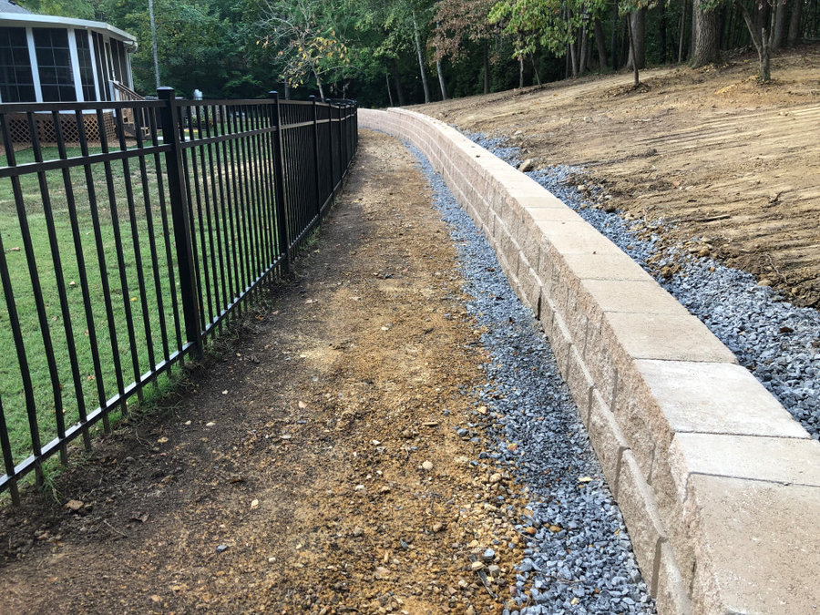 Baneberry Retaining wall